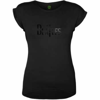 Merch The Beatles: Női Póló Drop T Logo The Beatles 