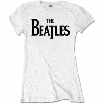 Merch The Beatles: Női Póló Drop T Logo The Beatles 