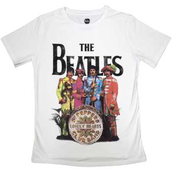 Merch The Beatles: The Beatles Ladies T-shirt: Sgt Pepper (small) S