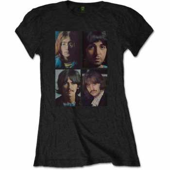 Merch The Beatles: Női Póló White Album Faces 