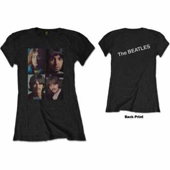 Merch The Beatles: Dámské Tričko White Album Faces  S