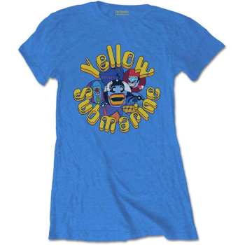 Merch The Beatles: Női Póló Yellow Submarine Baddies