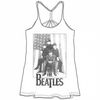 Merch The Beatles: Női Vest Póló Stars & Stripes 