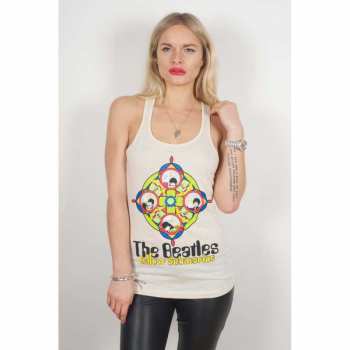 Merch The Beatles: Női Vest Póló Yellow Submarine & Portholes 