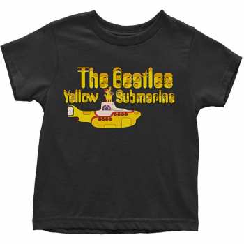 Merch The Beatles: Gyermek Toddler Póló Yellow Submarine Logo The Beatles & Sub 