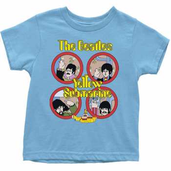 Merch The Beatles: Gyermek Toddler Póló Yellow Submarine Portholes 