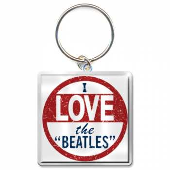 Merch The Beatles: Kulcstartó I Love The Beatles 