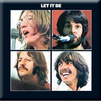 Merch The Beatles: Hűtőmágnes Let It Be Album