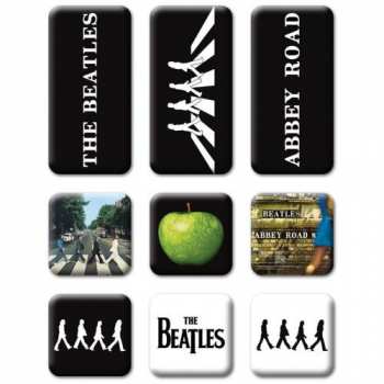 Merch The Beatles: Hűtőmágnes Set Abbey Road