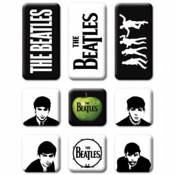 Merch The Beatles: Hűtőmágnes Set Classic Icons