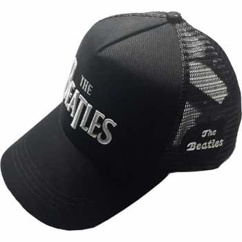 Merch The Beatles: The Beatles Unisex Mesh Back Cap: Drop T Logo & Apple
