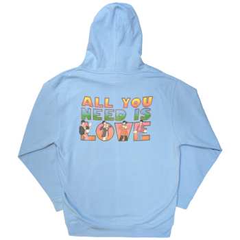 Merch The Beatles: The Beatles Unisex Pullover Hoodie: All You Need Is Love (back Print) (small) S