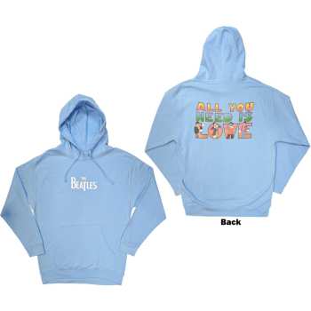 Merch The Beatles: The Beatles Unisex Pullover Hoodie: All You Need Is Love (back Print) (small) S