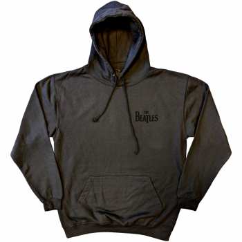 Merch The Beatles: The Beatles Unisex Pullover Hoodie: Drop T Logo (back Print) (small) S