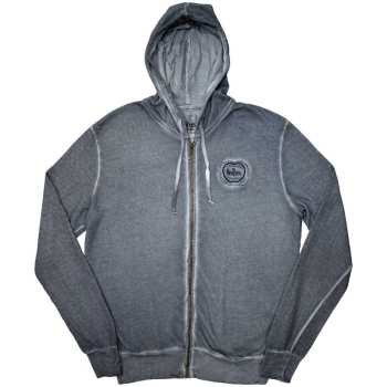 Merch The Beatles: Cipzáras felső Apple Logo The Beatles Stone Wash