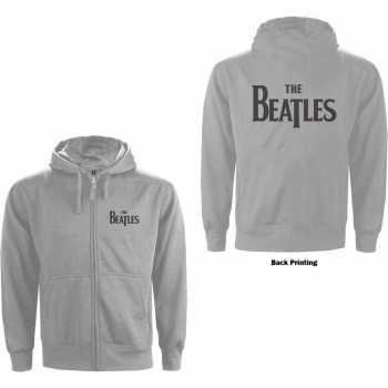 Merch The Beatles: Mikina Se Zipem Drop T Logo The Beatles  S