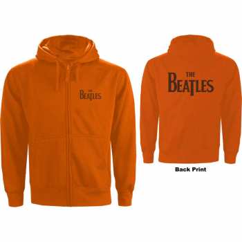 Merch The Beatles: Mikina Se Zipem Drop T Logo The Beatles  L