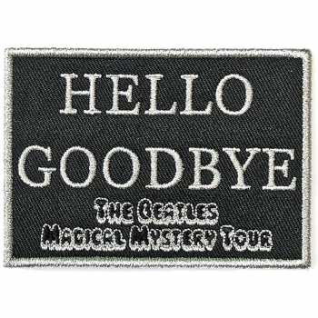 Merch The Beatles: Felvarró Hello Goodbye 