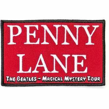 Merch The Beatles: Felvarró Penny Lane Red 