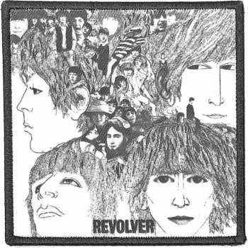 Merch The Beatles: Felvarró Revolver Album Cover 
