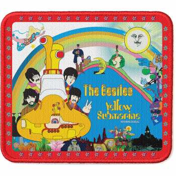 Merch The Beatles: Felvarró Yellow Submarine Stars Border 
