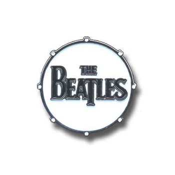 Merch The Beatles: Kitűző Drum Drop T Logo The Beatles