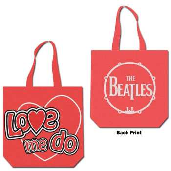 Merch The Beatles: The Beatles Cotton Tote Bag: Love Me Do (multicolour) (back Print)