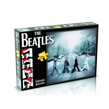 Puzzle Christmas Abbey Road (1000 Alkatrészek)