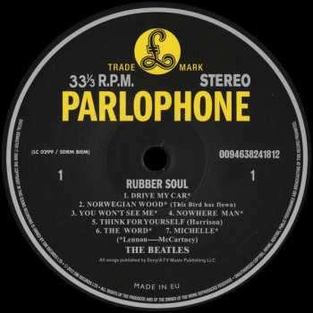 LP The Beatles: Rubber Soul