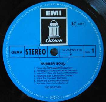 LP The Beatles: Rubber Soul