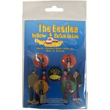 Merch The Beatles: Kitűző készlet Yellow Submarine