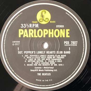 LP The Beatles: Sgt. Pepper's Lonely Hearts Club Band