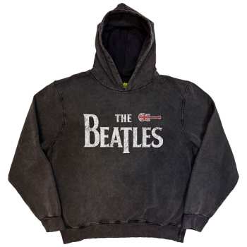 Merch The Beatles: Stone Wash Felső Guitar & Drop T