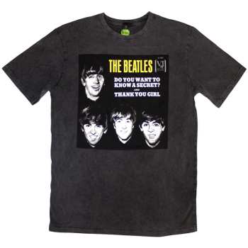Merch The Beatles: Stone Wash Póló Vj Secret Sleeve
