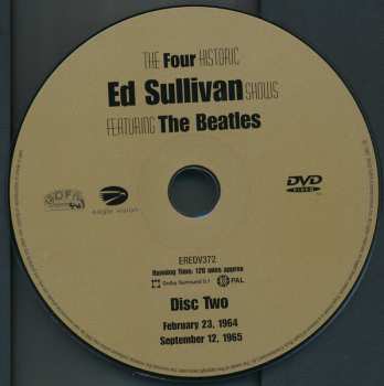 2DVD The Beatles: The Four Complete Historic Ed Sullivan Shows Featuring The Beatles