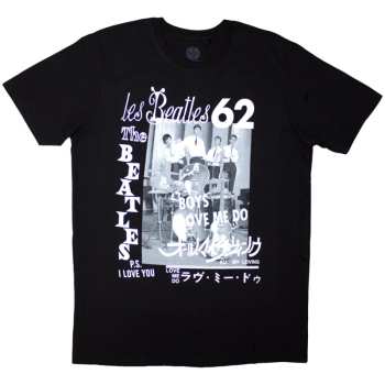 Merch The Beatles: The Beatles Unisex T-shirt: 1962 (black) (small) S