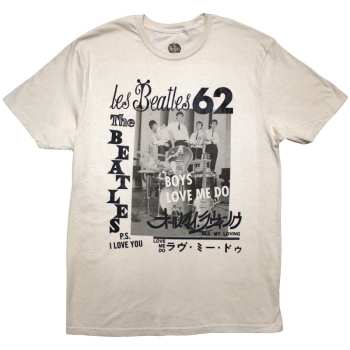 Merch The Beatles: The Beatles Unisex T-shirt: 1962 (sand) (small) S
