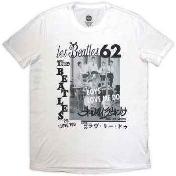 Merch The Beatles: The Beatles Unisex T-shirt: 1962 (white) (small) S