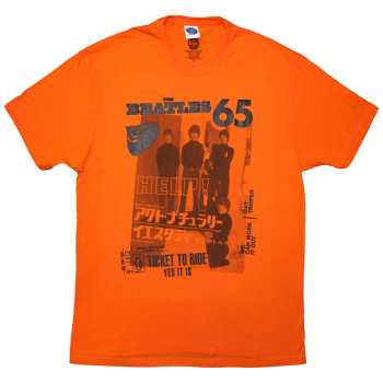 Merch The Beatles: The Beatles Unisex T-shirt: 1965 (orange) (small) S