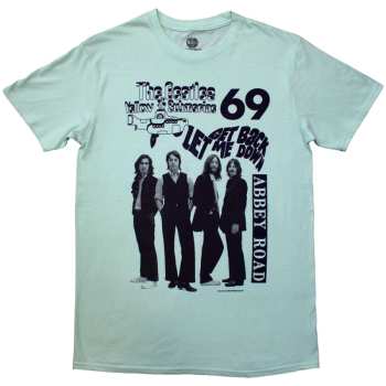 Merch The Beatles: The Beatles Unisex T-shirt: 1969 (green) (small) S