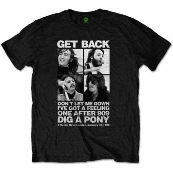 Merch The Beatles: Póló 3 Savile Row 
