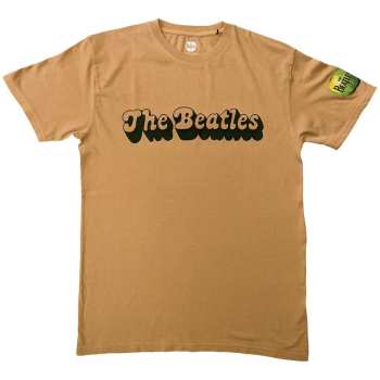 Merch The Beatles: The Beatles Unisex T-shirt: '70s Logo (sleeve Print) (small) S