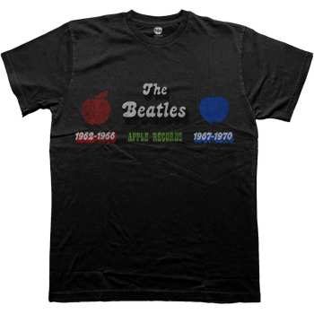 Merch The Beatles: Póló Apple Years Red & Blue