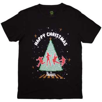 Merch The Beatles: The Beatles Unisex T-shirt: Christmas Tree (small) S