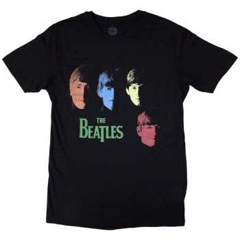 Merch The Beatles: Póló Colour Faces