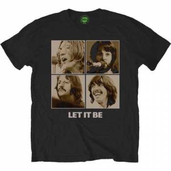 Merch The Beatles: Póló Let It Be Sepia 