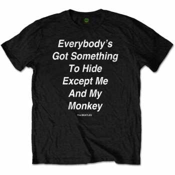 Merch The Beatles: Póló Me And My Monkey 