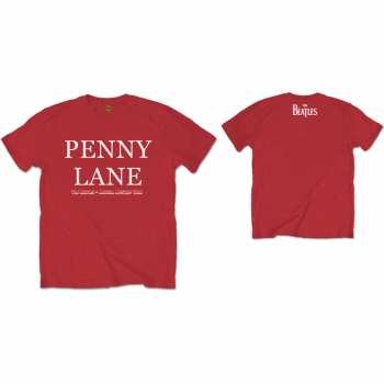 Merch The Beatles: Tričko Penny Lane  M