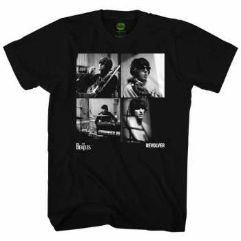 Merch The Beatles: The Beatles Unisex T-shirt: Revolver Studio Shots (small) S