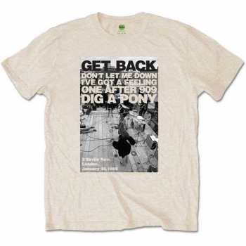 Merch The Beatles: Póló Rooftop Shot 
